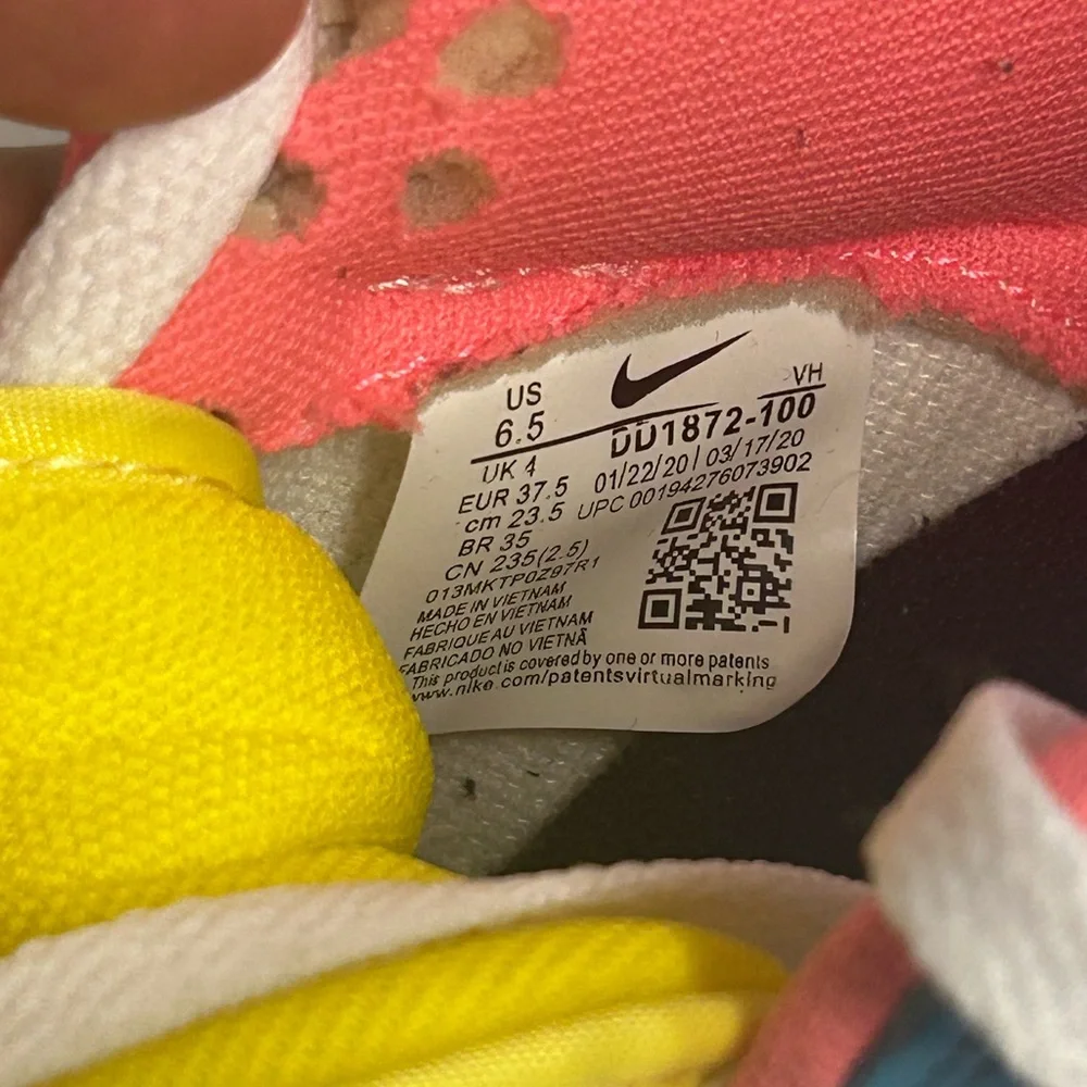 Nike Kids Sneakers - Pink, Blue, Purple, White - Picture 7 of 10